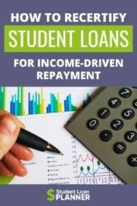 How To Recertify For Income-Driven Repayment | Student Loan Planner