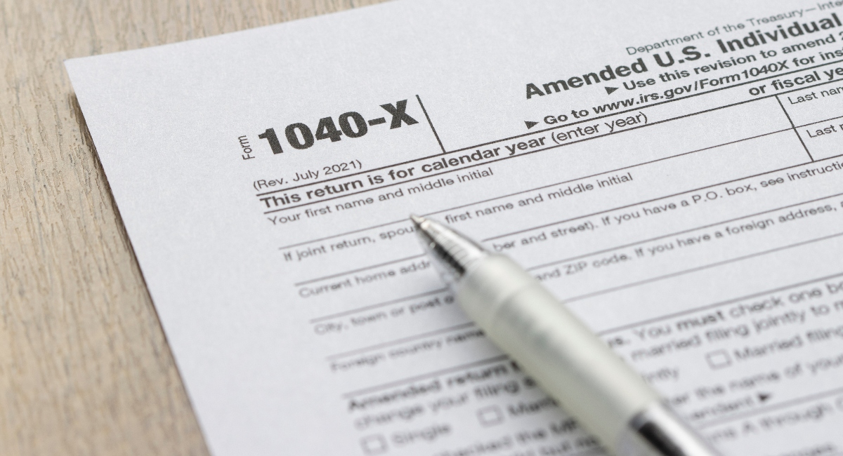 tax form 1040x to amend prior returns for student loans